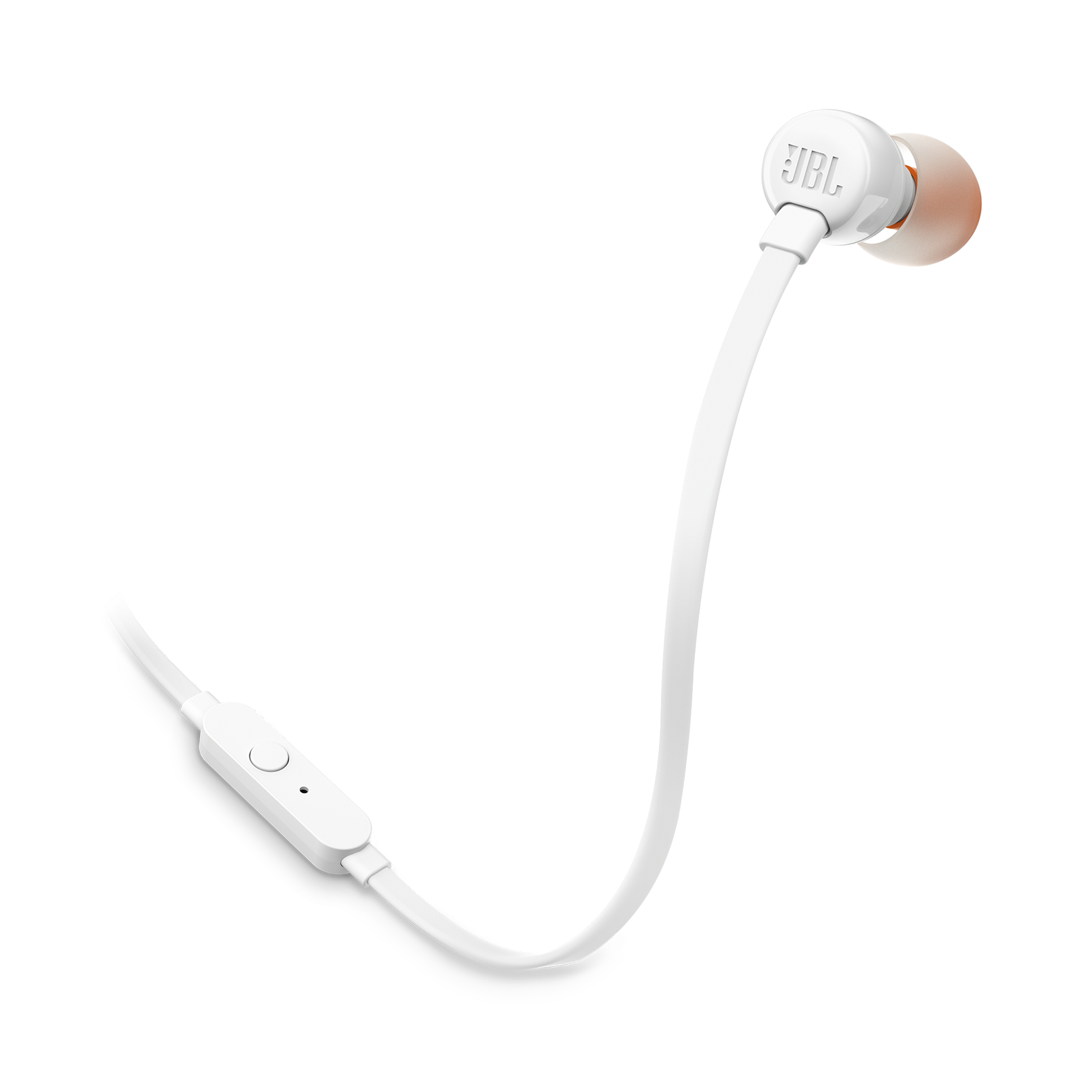 JBL TUNE 110 Wired Earbuds - Black / White JBL TUNE 110 Wired Earbuds - Black / White